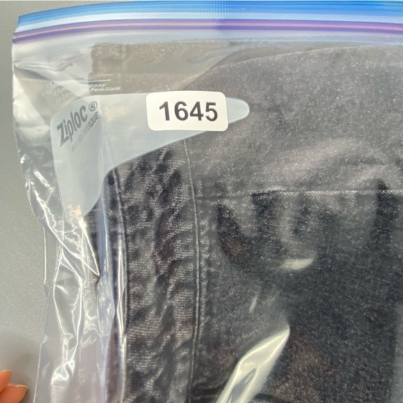 Lulus black faded denim button front flare mini skirt, M - Picture 9 of 9